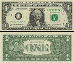 B- 1$ Federal Reserve Notes - Small Size 2003A Series