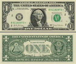 B- 1$ Federal Reserve Notes - Small Size 2017A Series