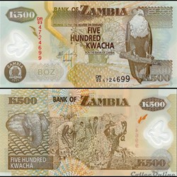 ZAMBIE - PICK 43 h - 500 KWACHA - 2011