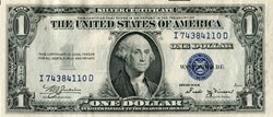 $1 SILVER CERTIFICATE SERIES 1935B