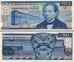 MEXIQUE - PICK 073a.JY - 50 PESOS - 1981
