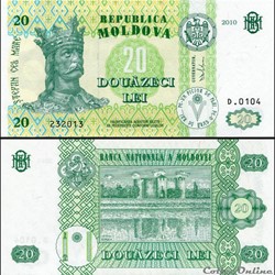 MOLDAVIE - PICK 013 i - 20 LEI - 2010