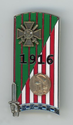 Insigne ENSOA - 237° Promotion 1916 - Fort de Vaux
