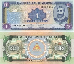NICARAGUA - PICK 173 a1  - 1 CORDOBA - 1990