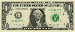 E- 1$ Federal Reserve Notes - Small Size 2013 Series