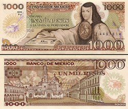 MEXIQUE - PICK 085a.YJ - 1000 PESOS - 1985