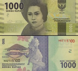INDONÉSIE - PICK 154 c - 1000 ROUPIES - 2018