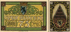 Pössneck - 75 Pfennig
