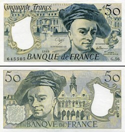 FRANCE - 50 FRANCS - 1989