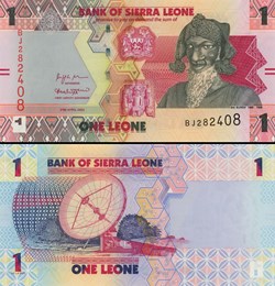 SIERRA LEONE - PICK 34 a - 1 LEONE - 2022