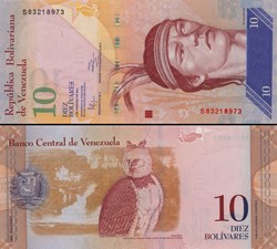 VENEZUELA - PICK 090 c - 10 BOLIVARES - 2009