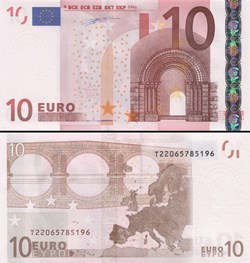 10 EUROS - SIGNATURE DUISENBERG - PICK 2 T - IRLANDE