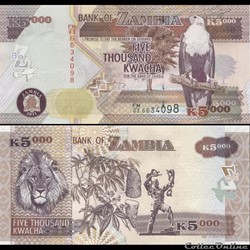 ZAMBIE - PICK 45 g - 5000 KWACHA - 2011
