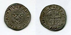 Royale - Charles VI - Blanc dit Guénar - Saint Quentin