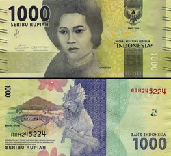 INDONÉSIE - PICK 154 a - 1000 ROUPIES - 2016