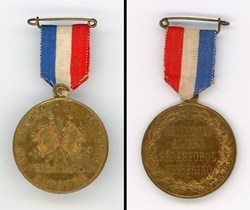 Médaille du 49° Régiment d'Infanterie - Bayonne - Fête des drapeaux