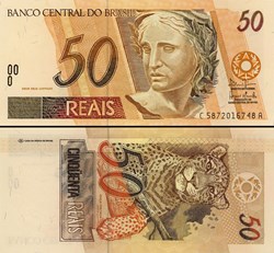 BRÉSIL - PICK 246l - 50 REAIS - 2003
