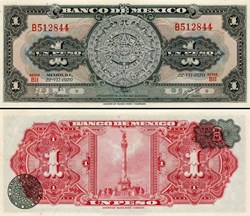 MEXIQUE - PICK 059l1 - 1 PESO - 1970
