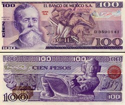 MEXIQUE - PICK 068c.NA - 100 PESOS - 1979