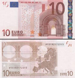 10 EUROS - SIGNATURE TRICHET - PICK 9 P 1 - PAYS-BAS