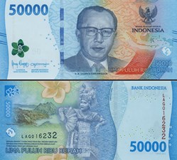 INDONÉSIE - PICK 167 a - 50 000 ROUPIES - 2022