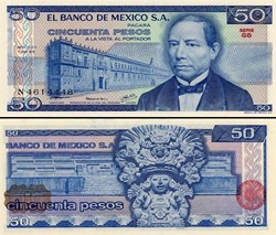 MEXIQUE - PICK 067b.GS - 50 PESOS - 1979