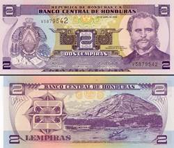 HONDURAS - Pick 80Ag - 2 LEMPIRAS - 2008