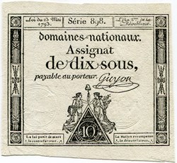 FRANCE - ASSIGNAT DE 10 SOUS -23/05/1793