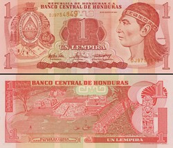 HONDURAS - Pick 84d - 1 LEMPIRA - 2004