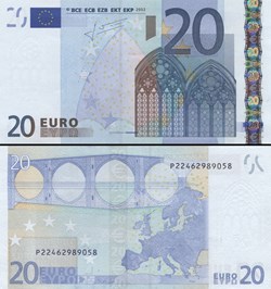 20 EUROS - SIGNATURE TRICHET - PICK 10 P - PAYS BAS