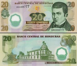 HONDURAS - Pick 95a2 - 20 LEMPIRAS - 2008