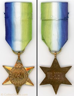 Médaille Atlantic Star (1939-1945 )- Royaume Uni