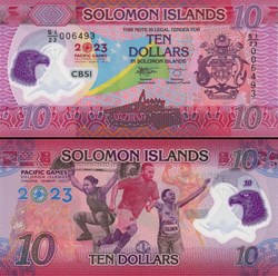 ILES SALOMON - PICK 39a - 10 DOLLARS - 2023