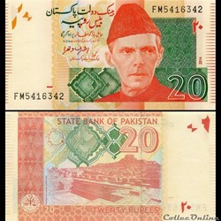 PAKISTAN - PICK 55h2 - 20 ROUPIES - 2014