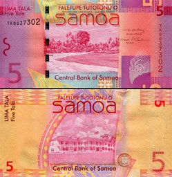 SAMOA - PICK 38 a 1 - 5 TALA - 2008