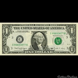 C- 1$ Federal Reserve Notes - Small Size 1988A Series