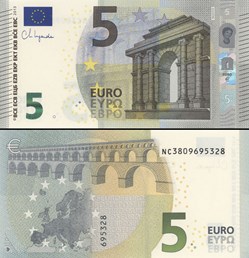 5 EUROS - SIGNATURE LAGARDE - PICK 26 N - AUTRICHE