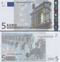 5 EUROS - SIGNATURE DUISENBERG - PICK 1 T - IRLANDE