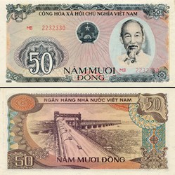 VIETNAM - PICK 097 a - 50 ÐONG - 1987