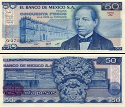 MEXIQUE - PICK 073a.JN - 50 PESOS - 1981