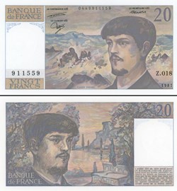 FRANCE - 20 FRANCS - 1987 - Z.018