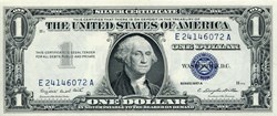 $1 SILVER CERTIFICATE SERIES 1957A