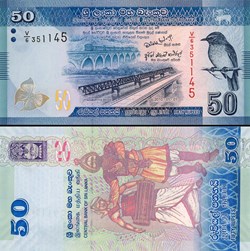 SRI-LANKA - PICK 124 a - 50 ROUPIES - 2010