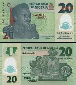 NIGERIA - PICK 34q - 20 NAIRA - 2021