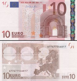 10 EUROS - SIGNATURE DRAGHI - PICK 15 X 1 - ALLEMAGNE