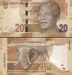 AFRIQUE DU SUD - PICK 139a - 20 RAND - 2013