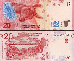 ARGENTINE - PICK 361a - 20 PESOS - 2017