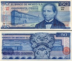 MEXIQUE - PICK 065bEE - 50 PESOS - 1976