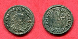 MAXIMIEN HERCULE - CONCORDIA MI-LITVM - RIC 607E