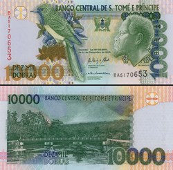 SAO TOME ET PRINCIPE - PICK 66d - 10 000 DOBRAS - 2013